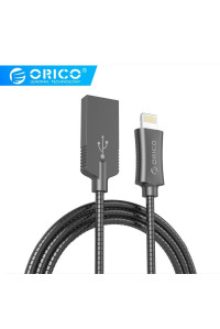 Кабель lightning для Apple iPhone металл Orico USB (OR-LTS-10) 1 м