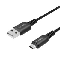 Кабель micro USB KEVLAR підвищеної міцності Orico MTK-BK 1 м