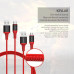 Кабель micro USB KEVLAR підвищеної міцності Orico MTK-BK 1 м