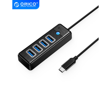 Хаб Type-C USB 3.0 для ноутбука OTG Orico (PW4U-C3)