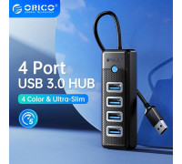 USB хаб для ноутбука ORICO 4 USB 3.0 OTG (OR-PW4U-U3-015-BK)