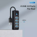 USB хаб для ноутбука ORICO 4 USB 3.0 OTG (OR-PW4U-U3-015-BK)