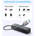 USB хаб для ноутбука ORICO 4 USB 3.0 OTG (OR-PW4U-U3-015-BK)