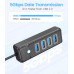 USB хаб для ноутбука ORICO 4 USB 3.0 OTG (OR-PW4U-U3-015-BK)