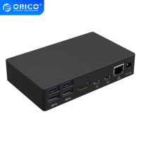 Хаб для ноутбука Orico USB C Ethernet RJ45 HDMI 4K PD 6 * USB 3.0 