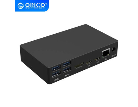 Хаб для ноутбука Orico USB C хаб Ethernet RJ45 HDMI 4K PD 6 * USB 3.0 
