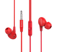 Наушники с микрофоном для телефона ORICO SOUNDPLUS-RP1-RD