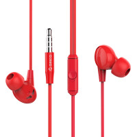 Наушники с микрофоном для телефона ORICO SOUNDPLUS-RP1-RD