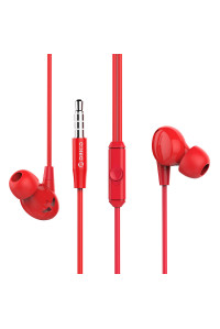 Наушники с микрофоном для телефона ORICO SOUNDPLUS-RP1-RD