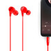 Наушники с микрофоном для телефона ORICO SOUNDPLUS-RP1-RD