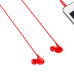 Наушники с микрофоном для телефона ORICO SOUNDPLUS-RP1-RD