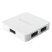 USB 3.0 хаб із зовнішнім живленням 4 порти OTG Orico White (Ta4u-u3-wh)