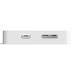 USB 3.0 хаб із зовнішнім живленням 4 порти OTG Orico White (Ta4u-u3-wh)