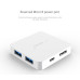 USB 3.0 хаб із зовнішнім живленням 4 порти OTG Orico White (Ta4u-u3-wh)