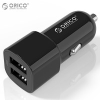 Автомобільний зарядний пристрій 2 USB 17w ORICO Ucl-2u-bk