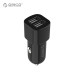 Автомобильное зарядное устройство 2 USB 17W ORICO UCL-2U-BK