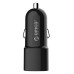 Автомобильное зарядное устройство 2 USB 17W ORICO UCL-2U-BK