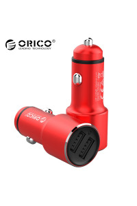 Автомобільний зарядний пристрій 2 USB 12w ORICO