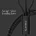 Кабель 3 в 1 Type-C-Micro USB-Lightning ORICO UTS12-BK 1.2 метра 