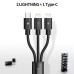 Кабель 3 в 1 Type-C Lightning (2 шт) 1.2 м ORICO UTS2-12-BK