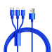 Кабель 3 в 1 Micro USB / Lightning (2 шт) 1.2 м ORICO UTS3-12-BL