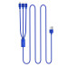 Кабель 3 в 1 Micro USB / Lightning (2 шт) 1.2 м ORICO UTS3-12-BL