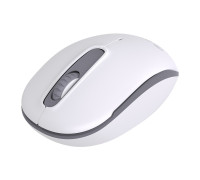 Миша бездротова для комп'ютера та ноутбука тихий клік USB Orico White (V2C-WH)