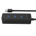 Хаб USB 3.0 VL812 ORICO W5PH4-U3-BK