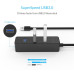 Хаб USB 3.0 VL812 ORICO W5PH4-U3-BK