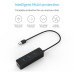 Хаб USB 3.0 VL812 ORICO W5PH4-U3-BK