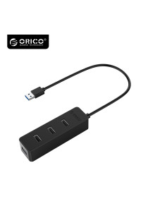 Хаб USB 3.0+USB 2.0 LED ORICO W5PH4-U32-BK
