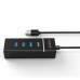 Хаб USB 3.0 ORICO W6PH4-U3-BK