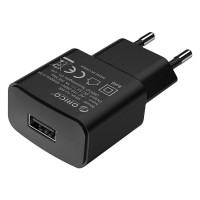 Зарядний пристрій USB ORICO 1A 5W (WHA-1U-5W-BK)