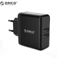 Мережевий зарядний пристрій 2 USB ORICO 3a 15w (Whc-2u-bk)