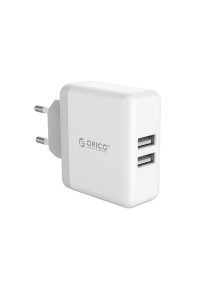Сетевое зарядное устройство USB ORICO 3A 15W (WHC-2U-WH)