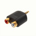 Переходник mini-jack 3.5 mm 2 RCA