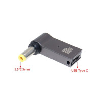 Перехідник із PD тригером для ноутбука 100W Power Delivery Type-C DC 5.5*2.5 мм 18V-20V