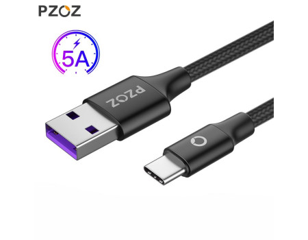 Кабель для быстрой зарядки USB Type-C 5A PZOZ B11-42 1 м 