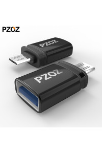 Переходник OTG Micro USB 3.0 PZOZ алюминий