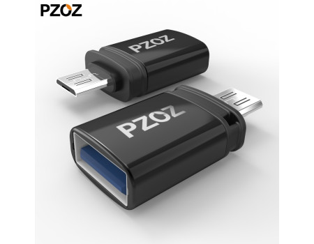 Переходник OTG Micro USB 3.0 PZOZ алюминий