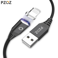 Магнітний кабель Lightning для iPhone PZOZ A15-38 (C04-35) 1 м