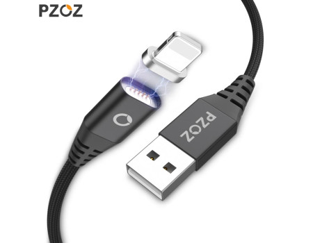 Магнитный кабель Lightning для iPhone PZOZ A15-38 (C04-35) 1 м