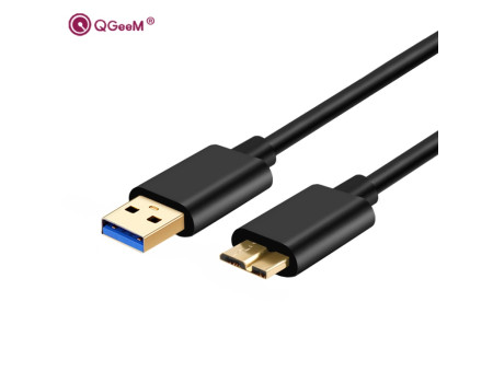 Кабель для зовнішніх HDD Micro USB 3.0 QGeeM U3A