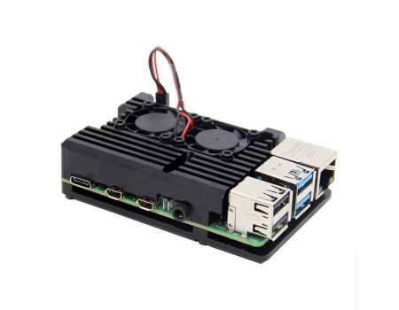 Корпус для Raspberry Pi 4 з активним охолодженням