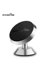 Магнітний тримач для телефону до машини Rocketek 360° Silver
