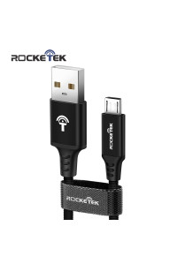 Кабель Micro USB Rocketek для быстрой зарядки 2.4А