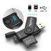 USB картрідер 3.0 2 в 1 Sd/microsd Rocketek Rt-cr5bk одночасна робота 2 карт