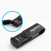 USB картрідер 3.0 2 в 1 Sd/microsd Rocketek Rt-cr5bk одночасна робота 2 карт
