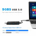 Хаб USB 3.0 TYPE-C Rocketek Rthc4p з підтримкою дод. живлення