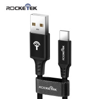 Кабель Type C Rocketek для быстрой зарядки телефона QC3.0